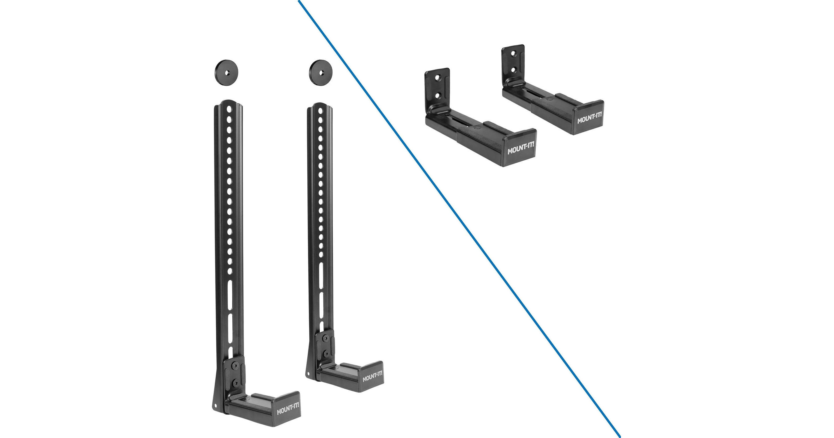 MountIt! MISB50 Universal Soundbar Mount Brackets MISB50 B&H