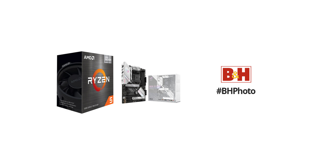 AMD Ryzen 5 5500GT 6-Core Processor and ASUS ROG STRIX B550-A GAMING  Motherboard Kit