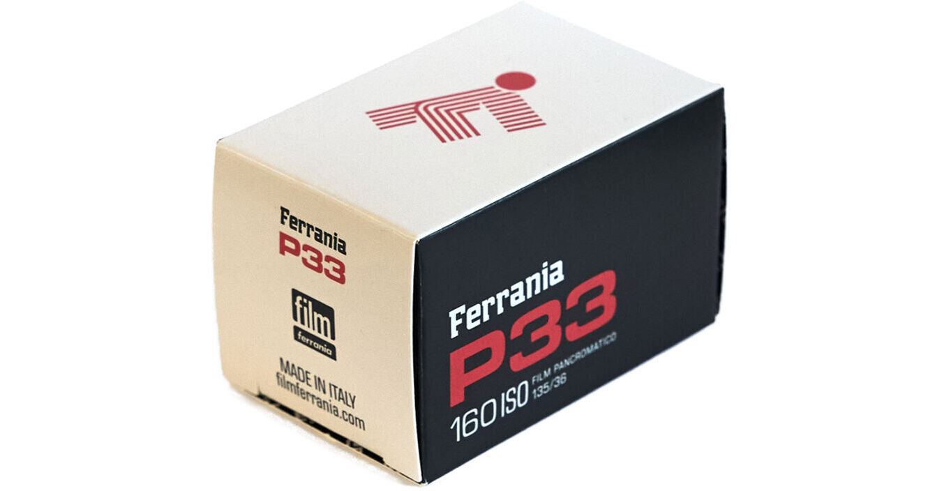 Ferrania P33 160 ISO Black and White Film FF-P33-135-36 B&H