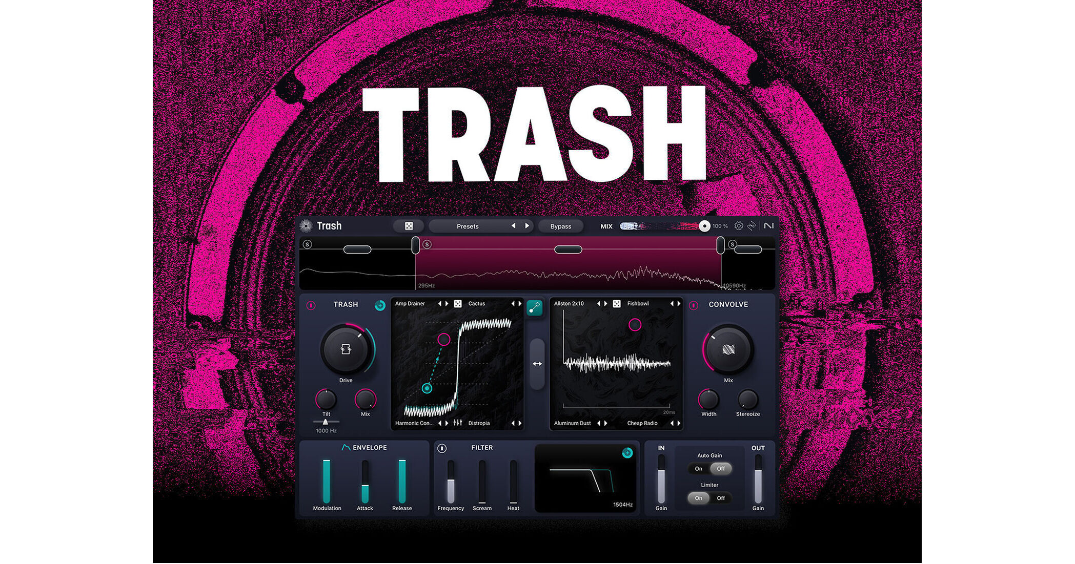 IZotope Trash Distortion Plug-In 10-TRS B&H Photo Video