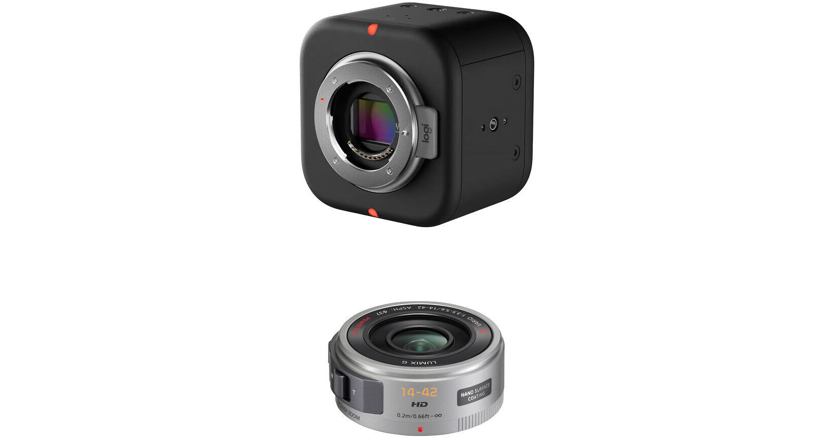 Mevo Core UHD 4K Camera with Panasonic 14-42mm Lens Kit (Silver)