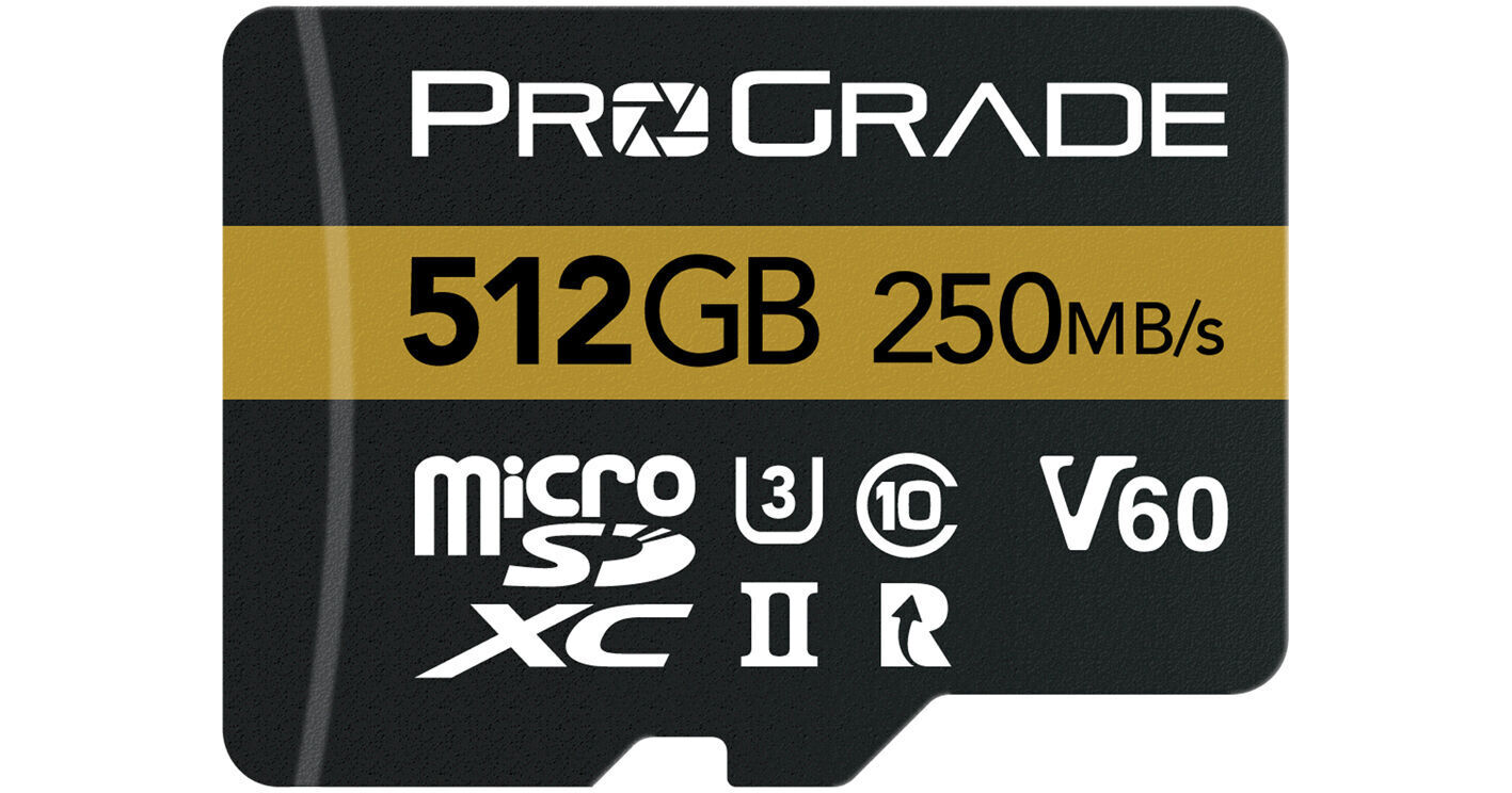 ProGrade Digital 512GB UHS-II microSDXC Memory Card