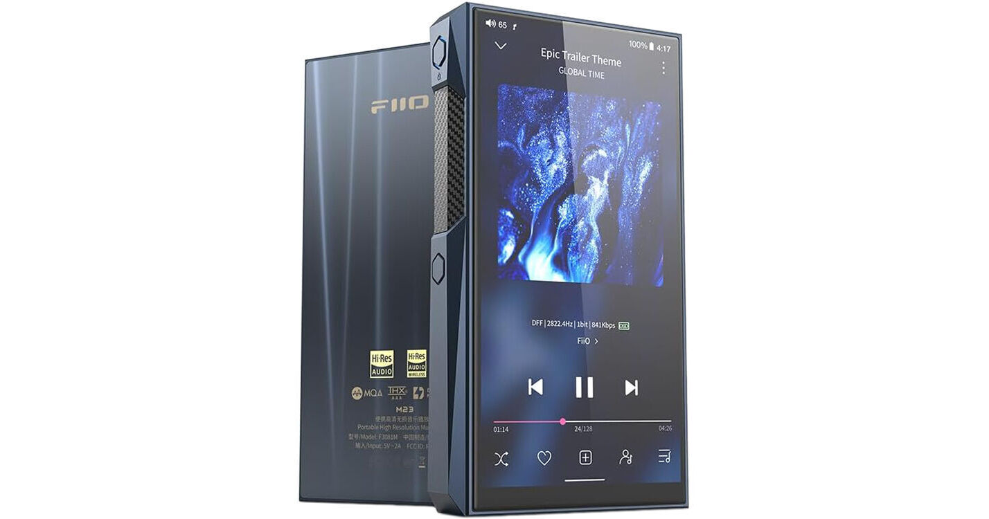 FiiO M23 Portable Hi-Res Lossless Music Player (Deep Blue) M23