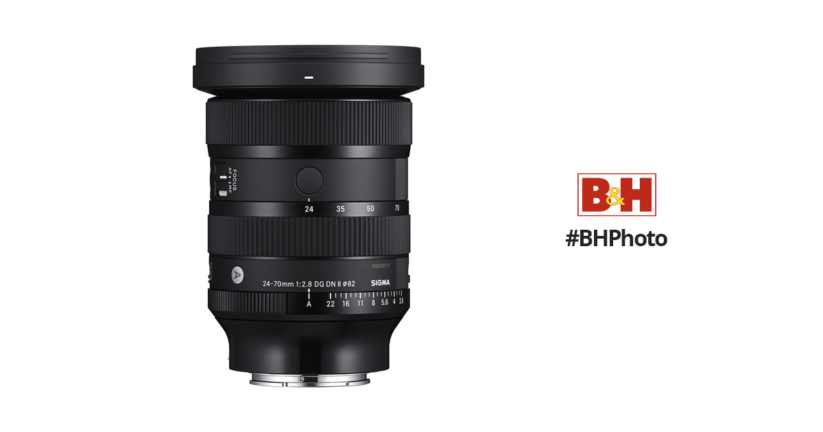Sigma 24-70mm f/2.8 DG DN II Art Lens (Sony E)