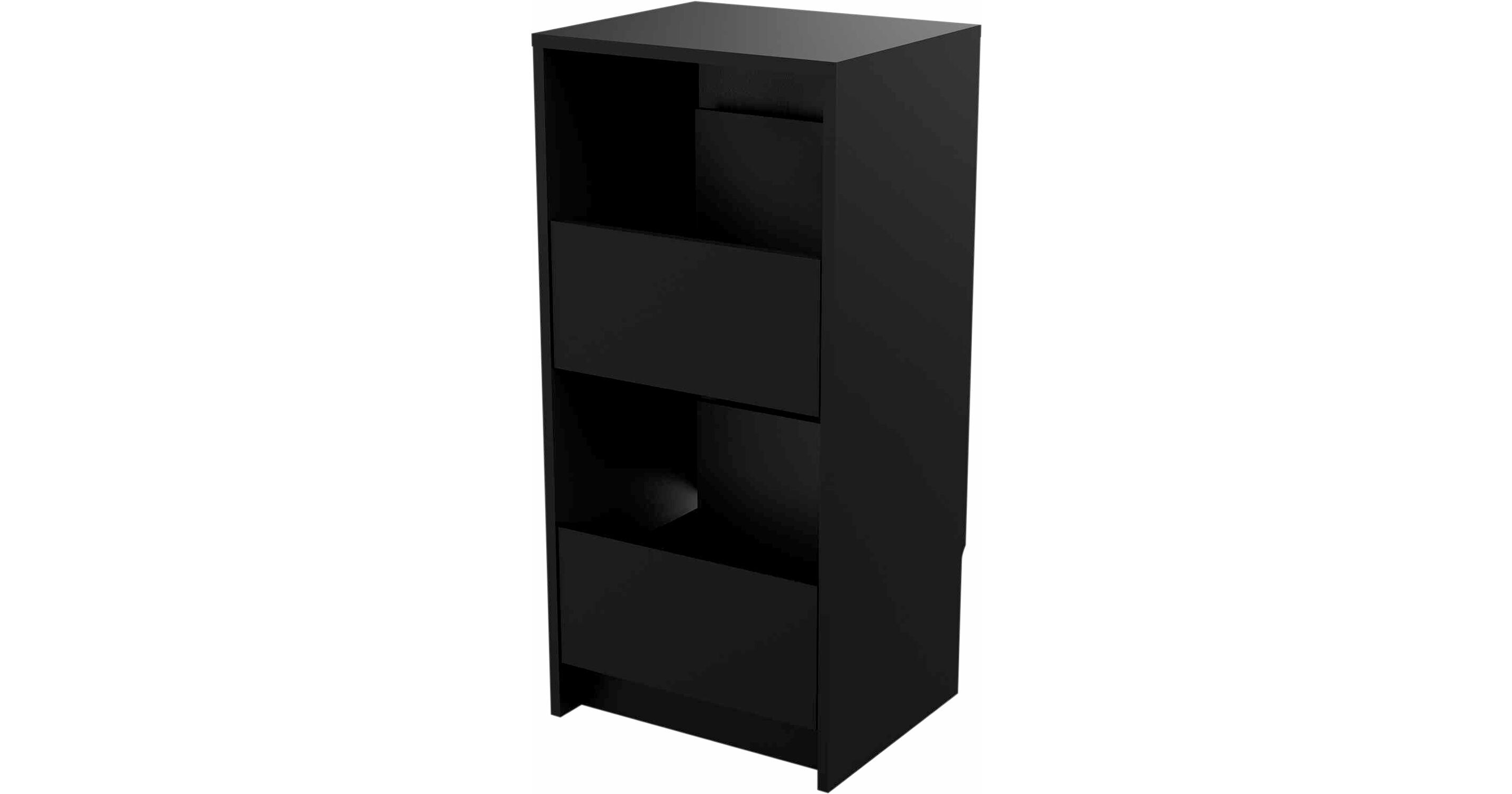 GLORIOUS Vinyl Vault Record Storage Cabinet VINYL-VAULT-BLACK