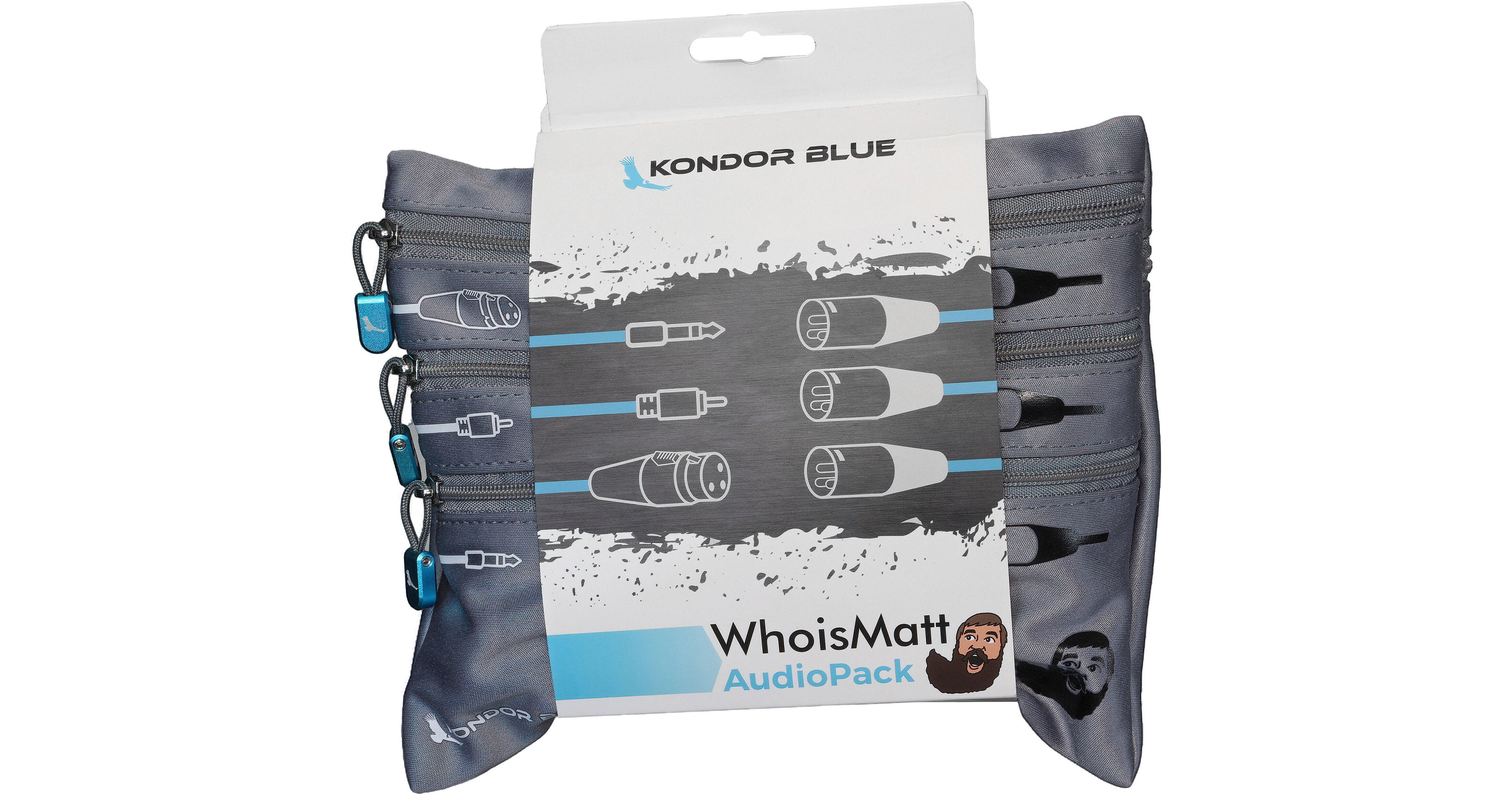 Kondor Blue WhoisMatt Audio Pack of 3 Cables KB_WIM_AP B&H Photo