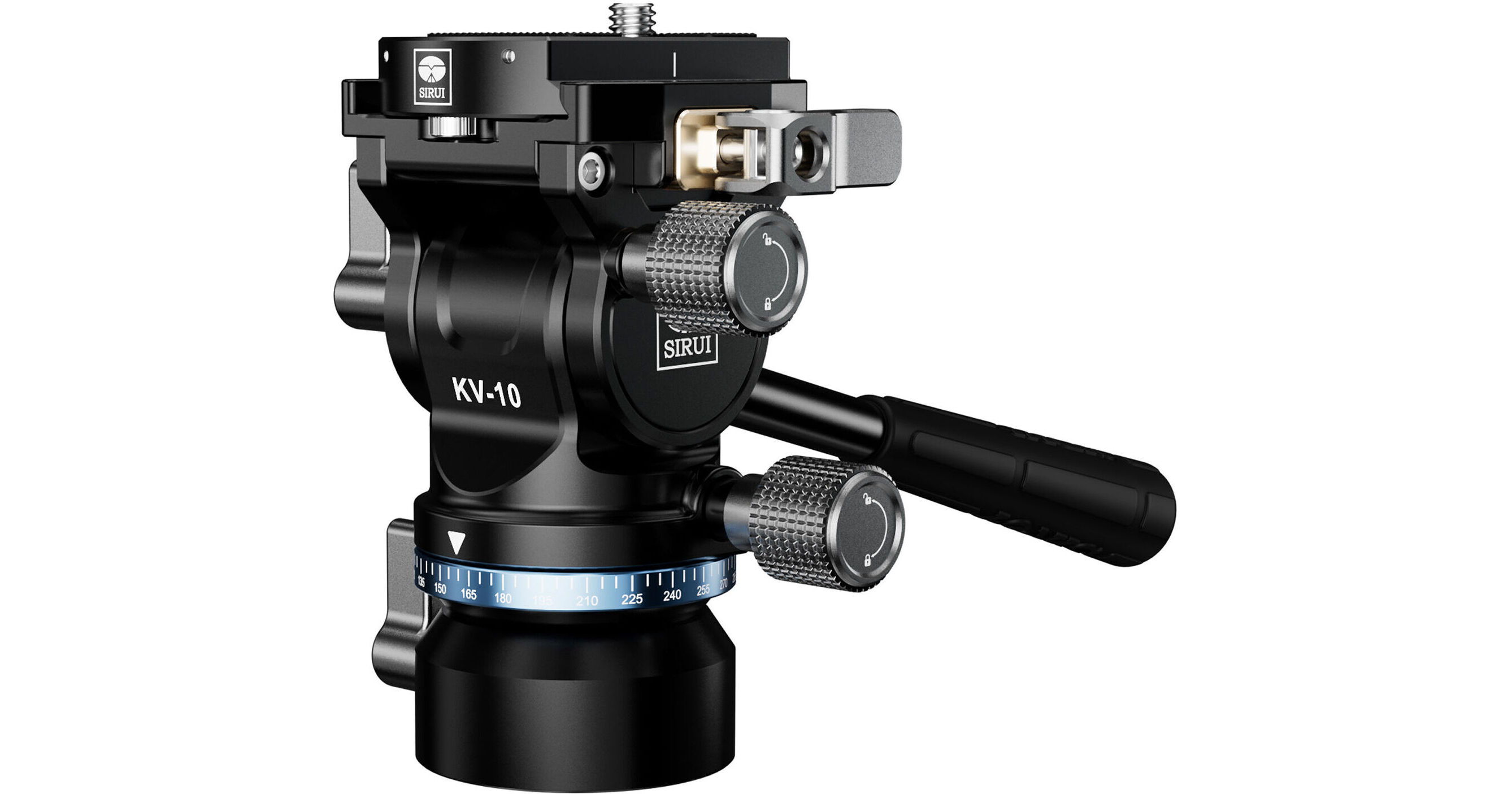 Sirui KV-10 Pan and Tilt Head with Leveling Base KV-10 B&H Photo