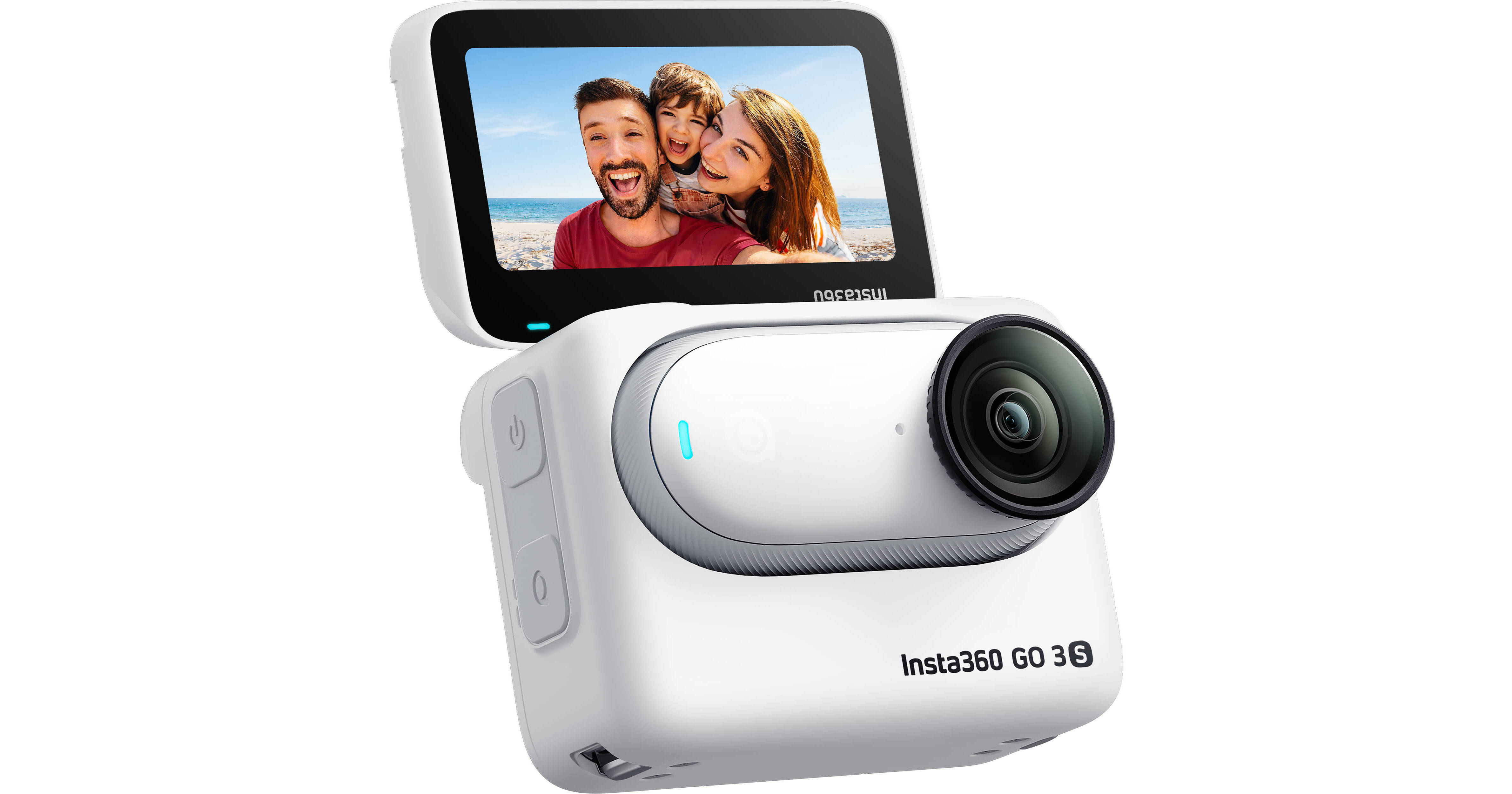 Insta360 GO 3S Action Camera (128GB, Arctic White)