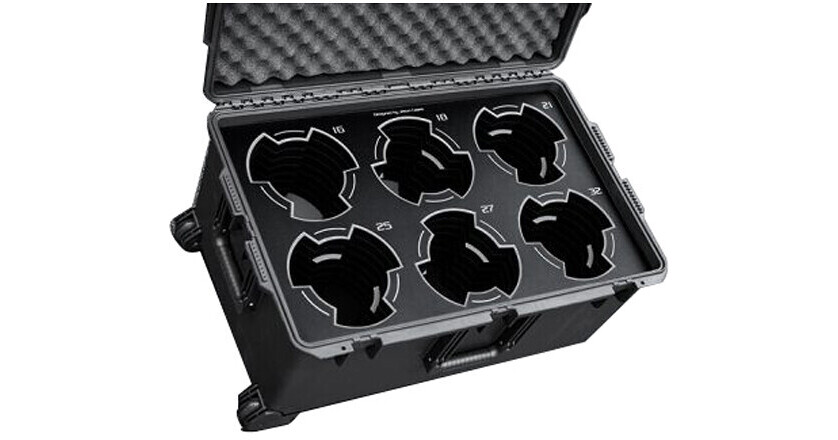 Jason Cases Wheeled Hard Case for Set of Six Cooke S7i CKS7BK