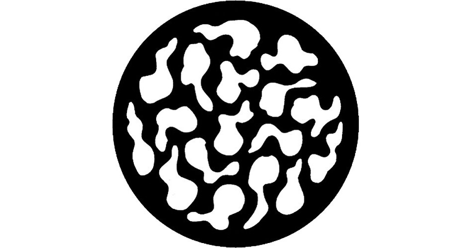 Rosco Steel Gobo 7721 Breakup (Small) Size E 250777210375