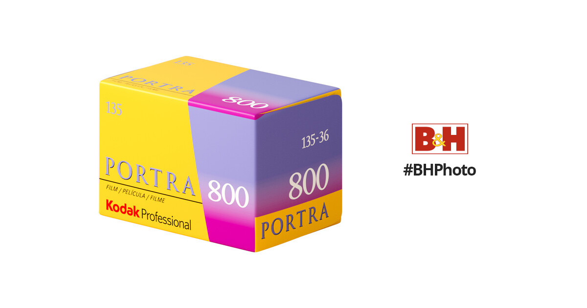800 ISO 2 Rolls Kodak Portra 800 135-36 Professional Color Negative Film 