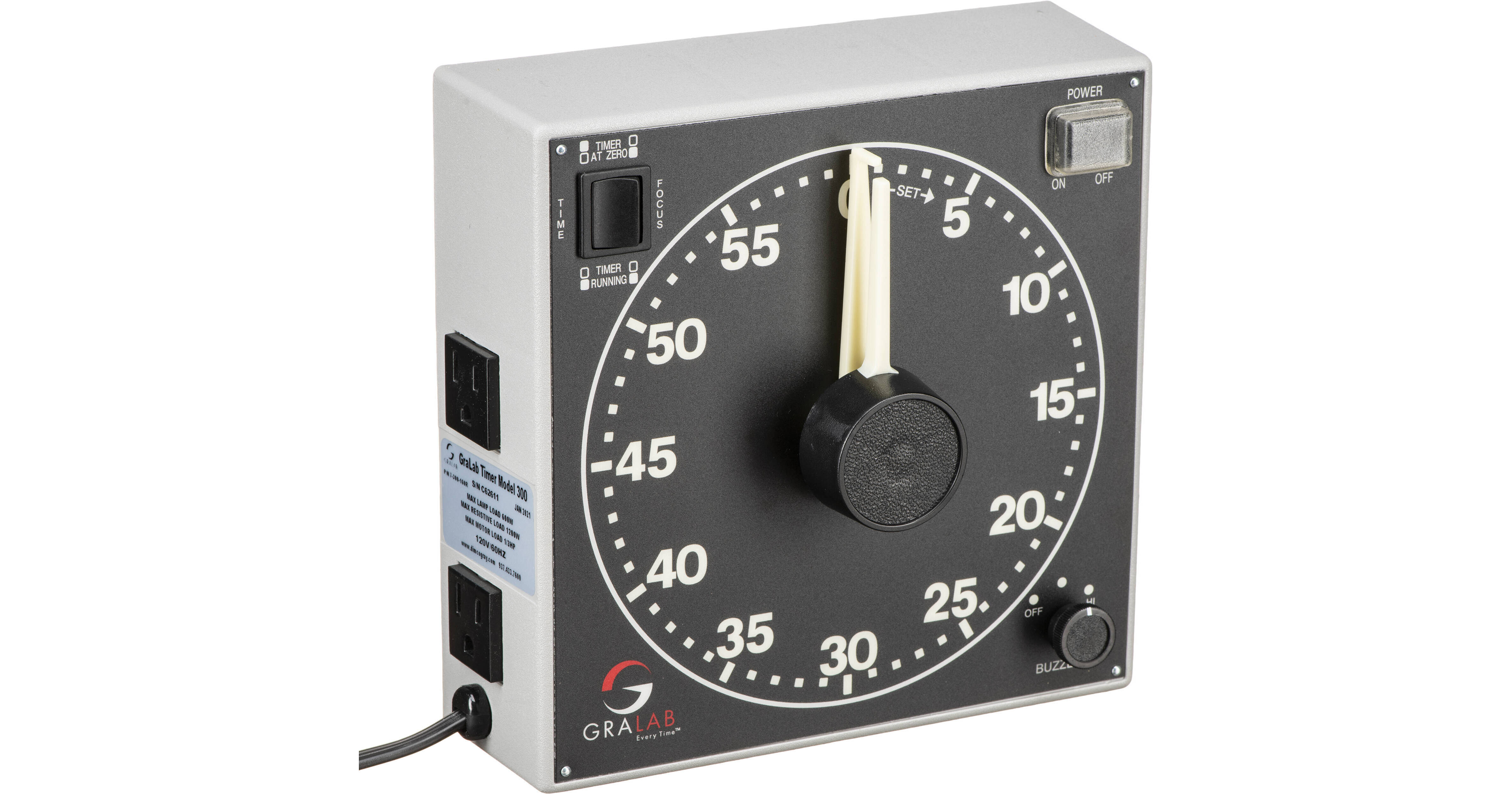 GraLab Model 300 Electro-Mechanical Darkroom Timer - 120V/60/Hz