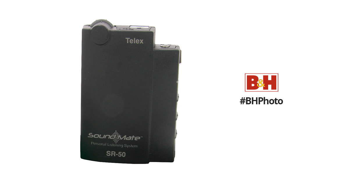 Ch I 72.9 Telex SR-50 SoundMate Single Frequency Personal Reciever 