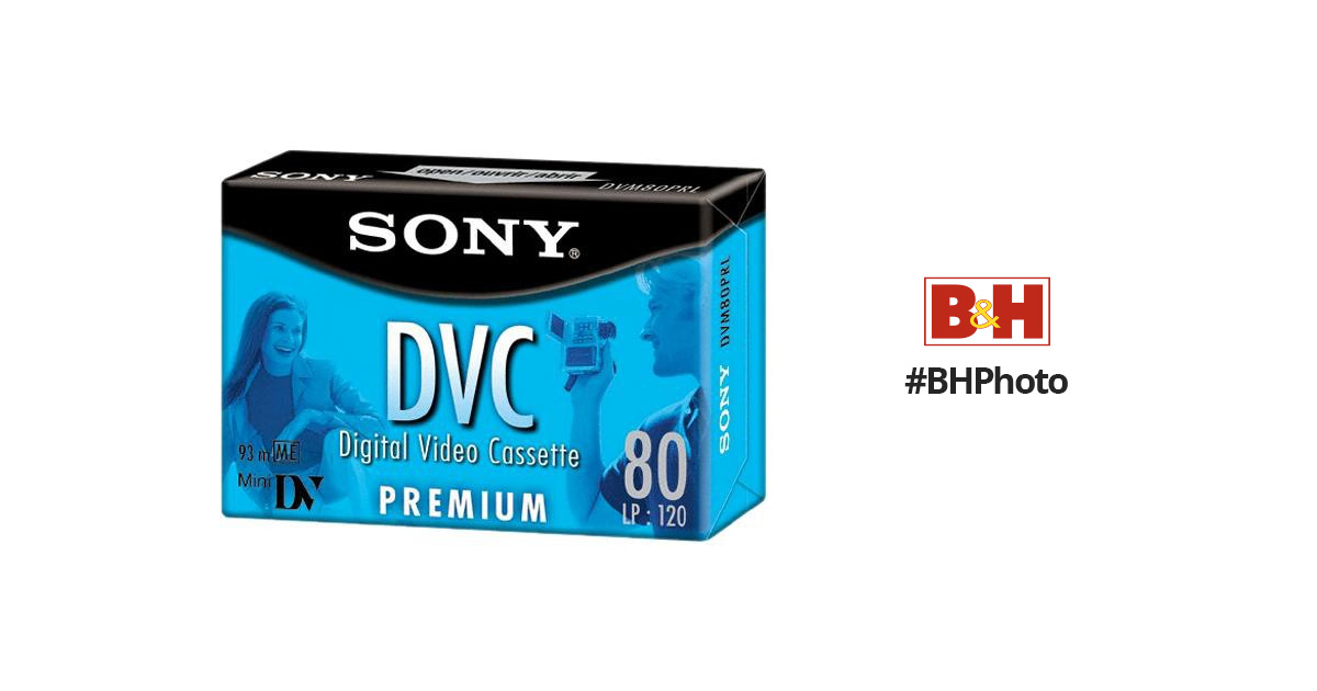 Sony DVM-80PR 80 Minute Premium MiniDV Tape 