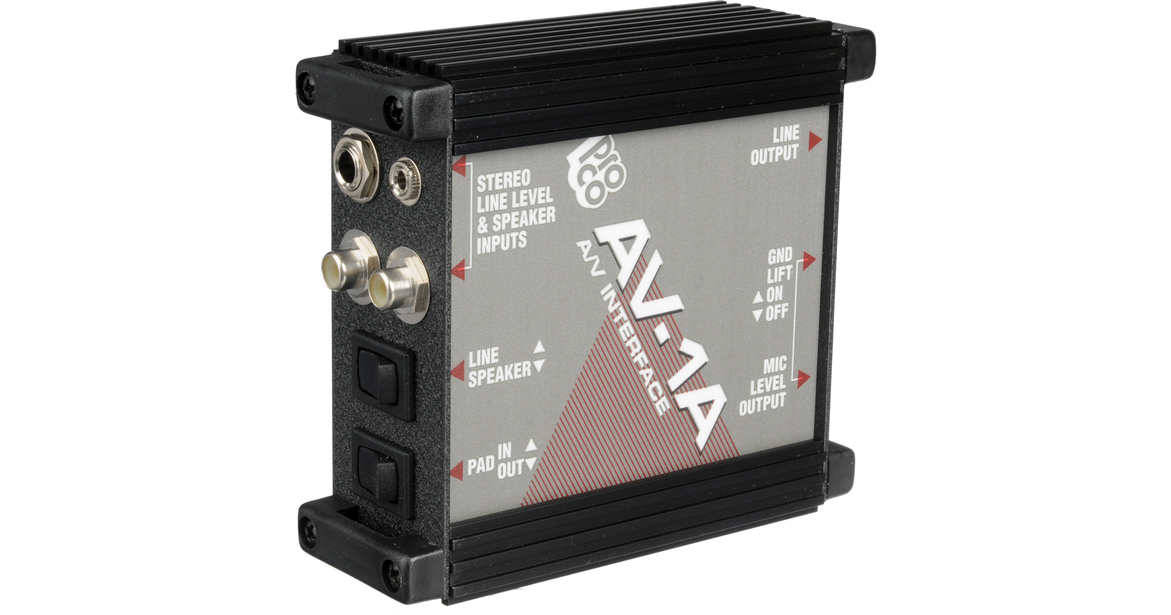 Pro Co Sound AV1 Audio/Video High to Low Impedance Interface