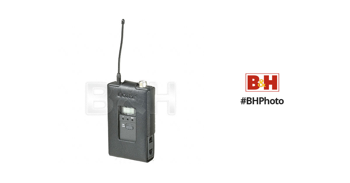 Sony WRT-822B UHF Body Pack Transmitter WRT822B6264 B&H Photo