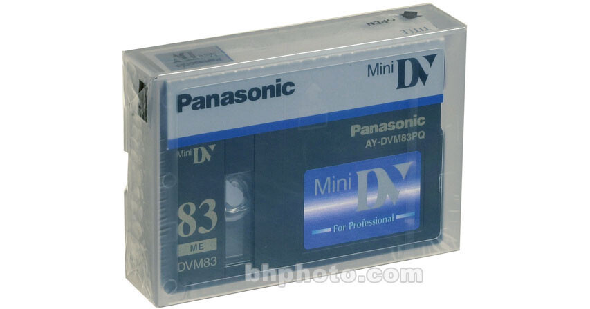 Panasonic AYDVM83PQ 83 Minute Mini DV Tape AYDVM83PQ B&H Photo