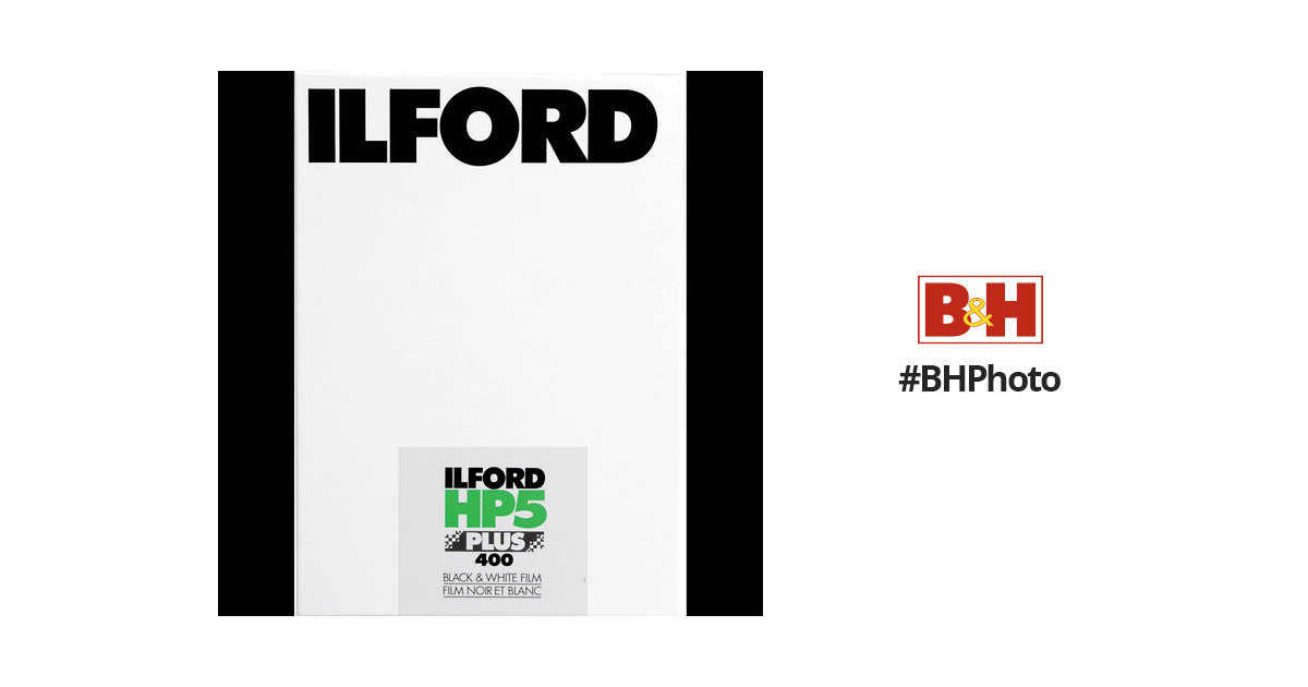 25 Sheet Black & White Film.Brand New.#filmisnotdead Ilford HP5 Plus 400 4x5" 