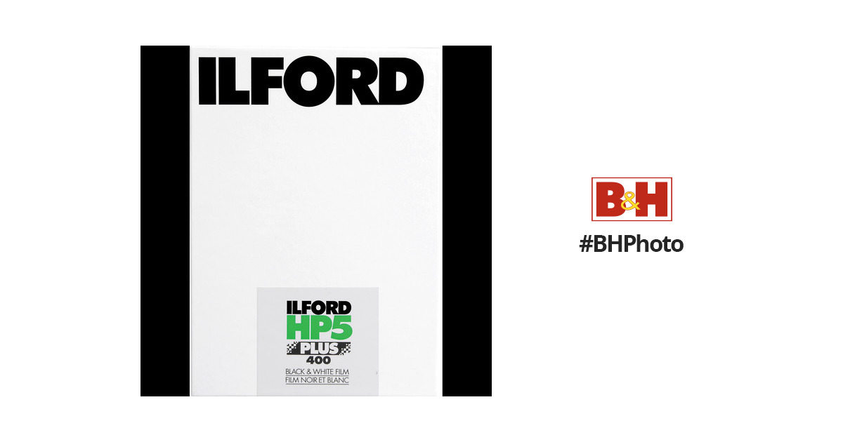 Ilford HP5 Plus Black and White Negative Film (8 x 10