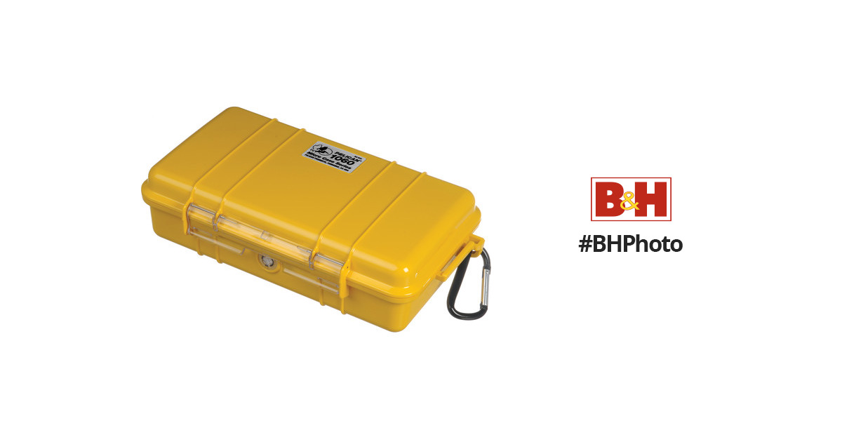 Pelican 1060 Solid Micro Case (Yellow) 1060-025-240 B&H Photo
