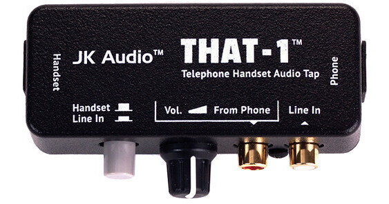 JK Audio THAT-1 Telephone Interface with RCA I/O