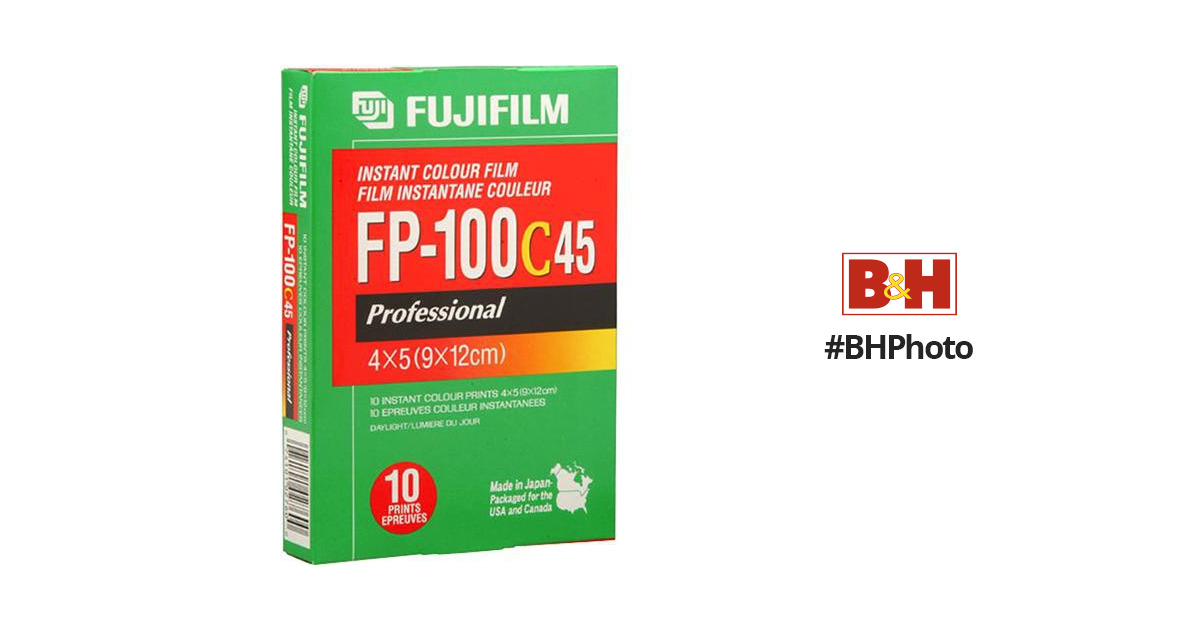 FUJIFILM FP-100C Professional Instant Color Film Glossy,