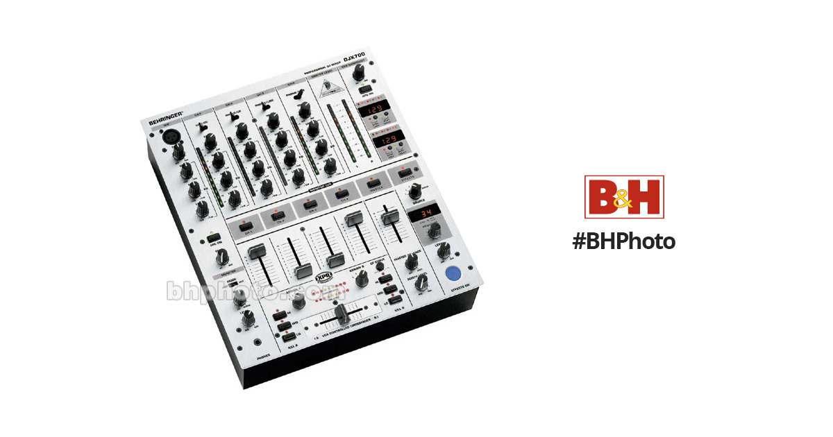 Behringer DJX700 - 5-Channel Professional DJ Mixer DJX700 B&H