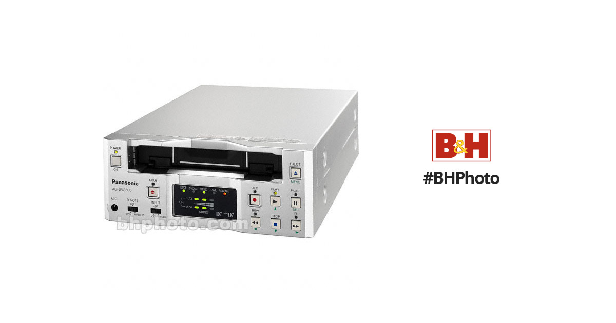 Reproductor de grabadora dv y mini dv Panasonic AG-DV2500p