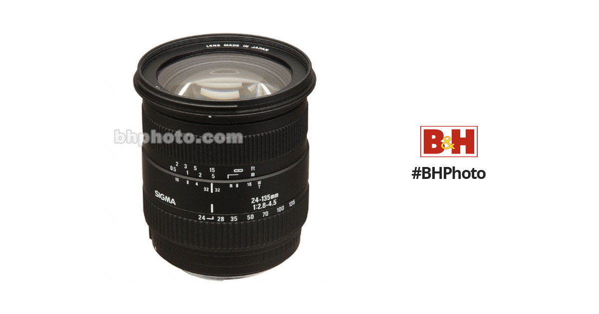 Sigma 24-135mm f/2.8-4.5 Autofocus Lens for Sigma SLR 667110 B&H