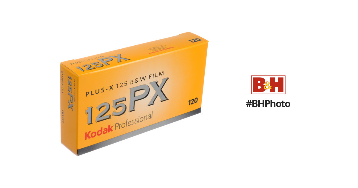 Kodak PXP 120 Plus-X Pan Professional Black & White Negative (Print) Film  (ISO-125) - Pro Pack 5 Rolls