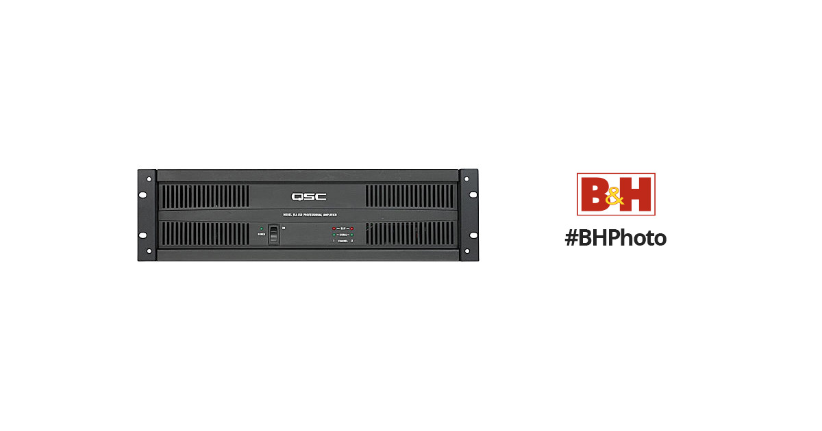 QSC ISA-750 Commercial Power Amplifier ISA750 BH Photo Video
