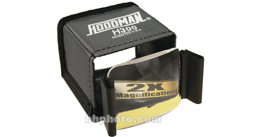 Hoodman H300 Camcorder Hood with H3C Magnifier H3C B&H Photo