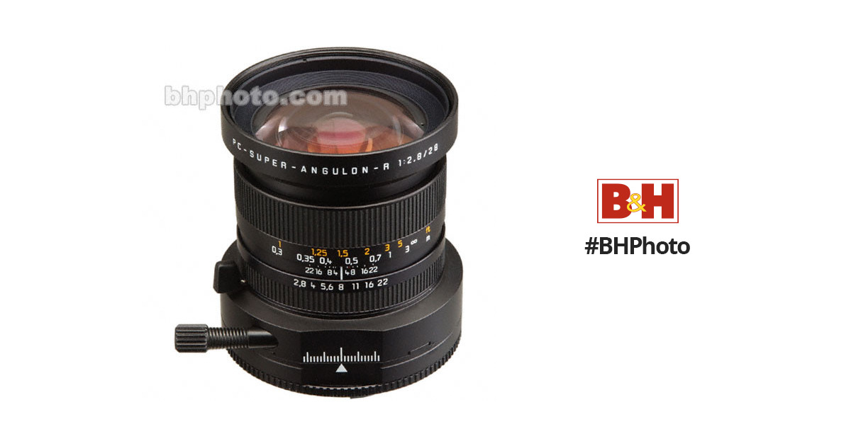 Leica Wide Angle 28mm f/2.8 PC Super Angulon R Manual Focus