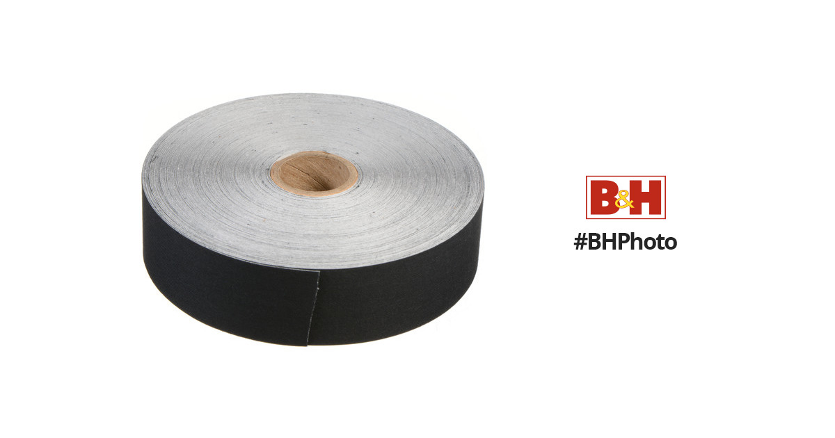 Roll of linen tape black 50mm x 50m