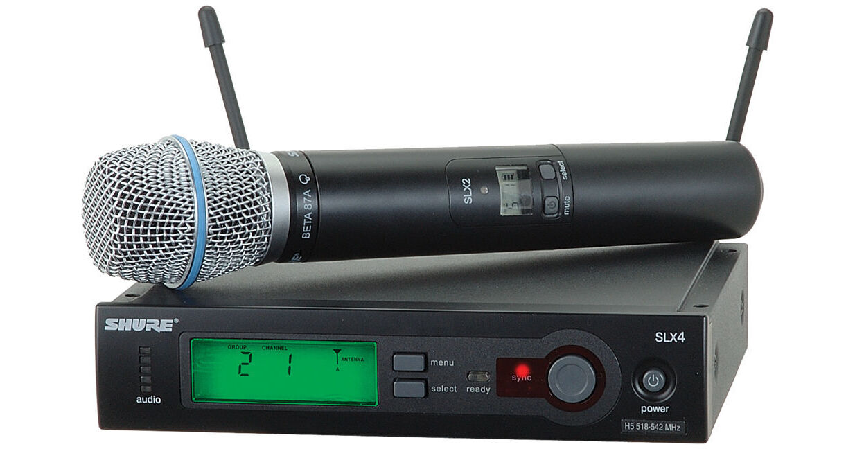 Shure SLX Series Wireless Microphone System SLX24/BETA87A-H5 B&H