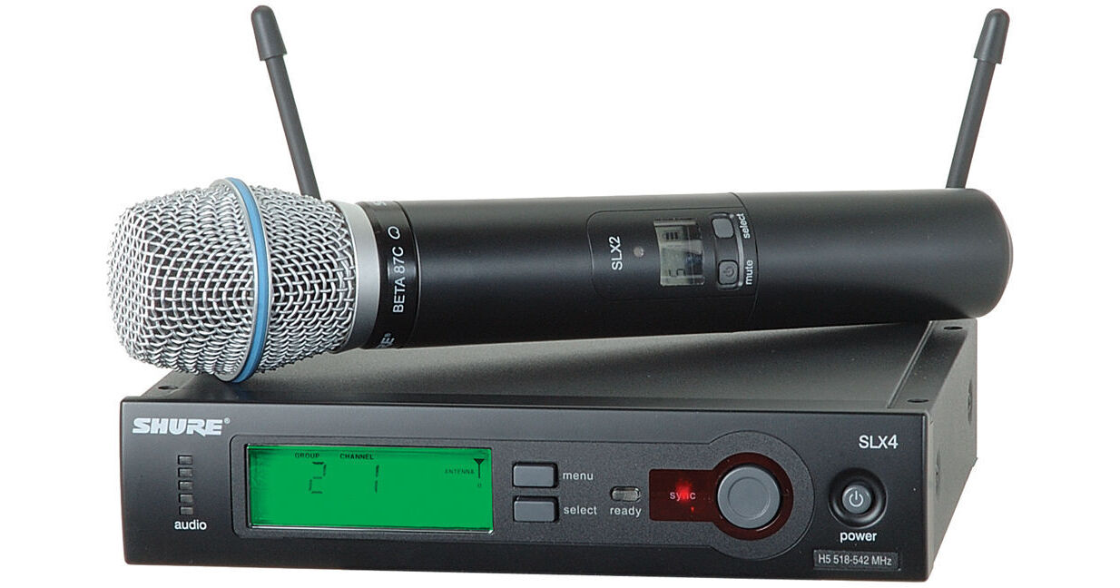 Shure SLX Series Wireless Microphone System SLX24/BETA87C-L4 B&H