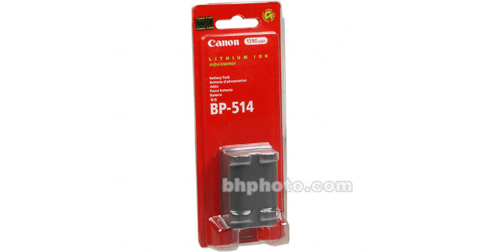 Canon BP-514 Lithium-Ion Battery Pack (7.4V, 1390mAh) 9366A002