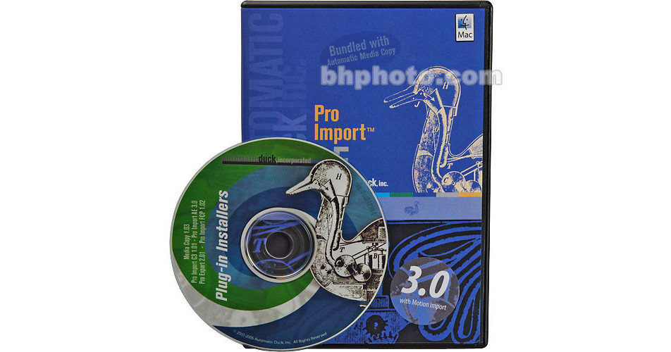 Automatic Duck Pro Import Ae 4.0 Software For Mac