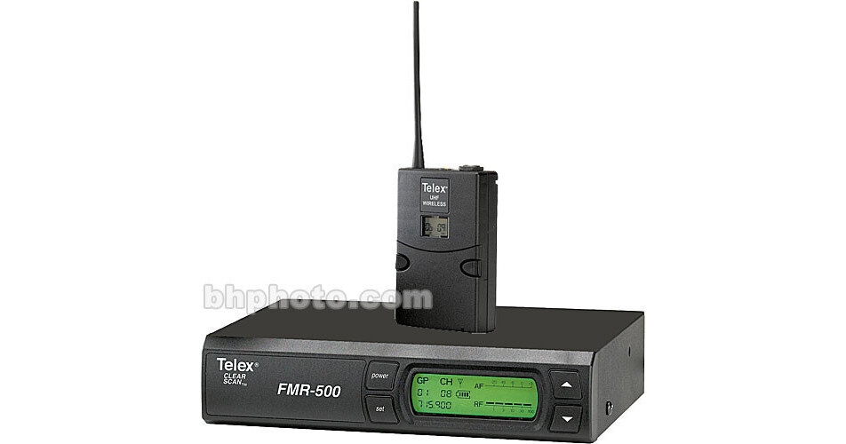 Telex FMR 500 Wireless Lavalier Microphone System 7189221 B H