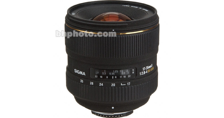 Sigma Zoom Super Wide Angle 17-35mm f/2.8-4.0 EX DG Aspherical HSM  Autofocus Lens for Nikon AF-D