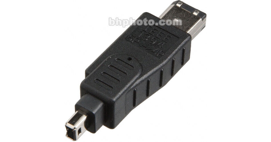 Ggi Firewire 6 Pin Male To 4 Pin Male Dv Adapter 00013946p4p Bandh