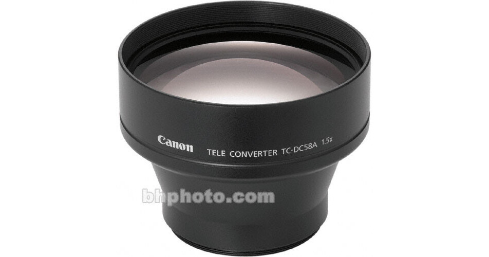 Canon TC-DC58A 1.5x Teleconverter Lens 9141A001 B&H Photo Video