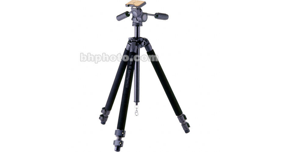 Velbon EL Carmagne 630 Carbon Fiber Tripod Legs (Black) with PH-460B 3-Way  Panhead - Supports 13.2 lb (6 kg)