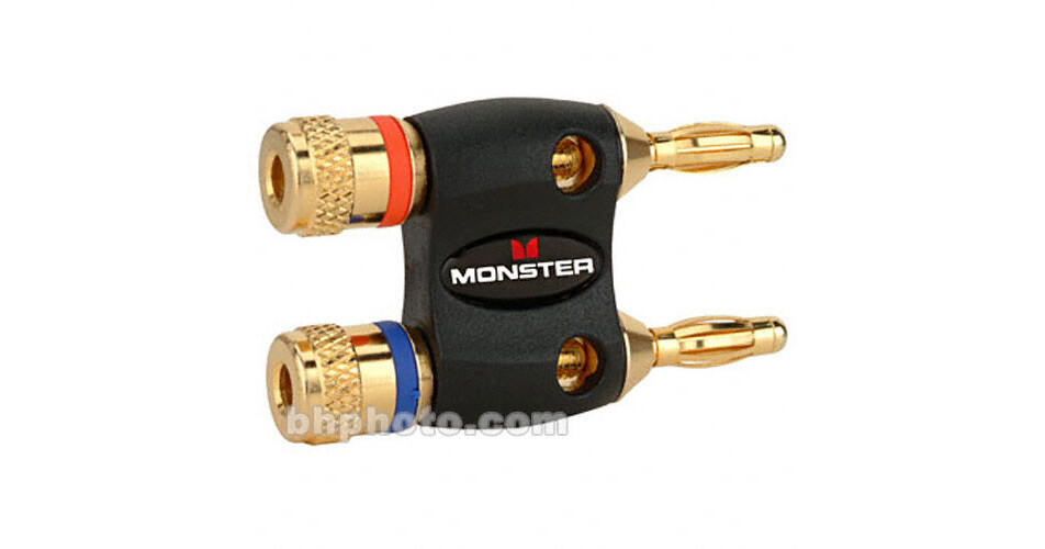 Monster Cable Dual Banana Speaker Adapters 123027 B&H Photo Video