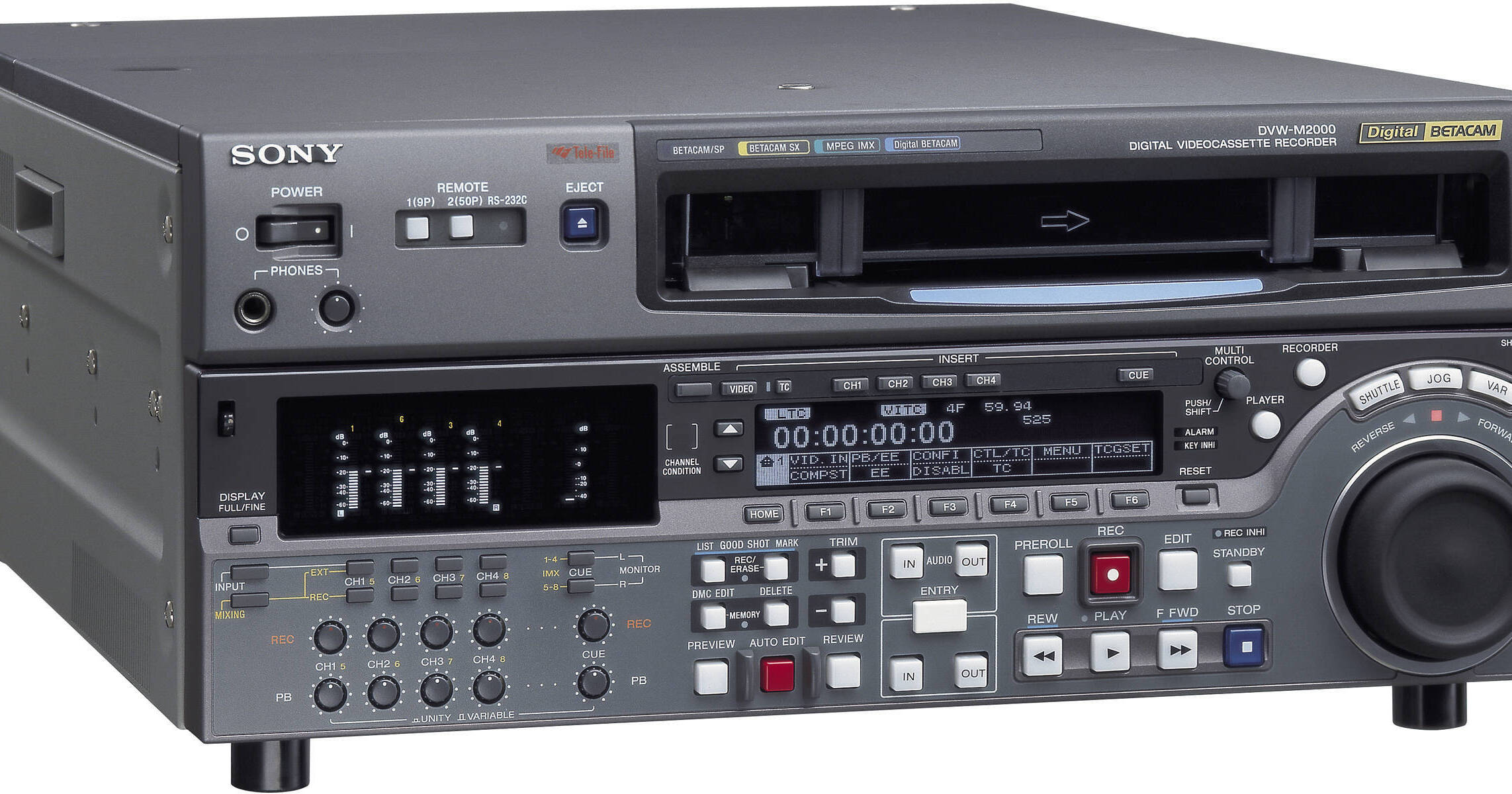 Sony DVW-M2000 Digital Betacam Studio VTR DVWM2000 B&H Photo