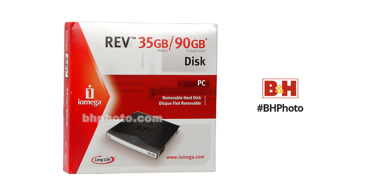 Iomega 35GB/90GB REV Disk Backup Media 32958 B&H Photo Video
