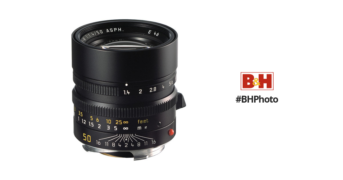 Leica Summilux-M 50mm f/1.4 ASPH. Lens (Black)