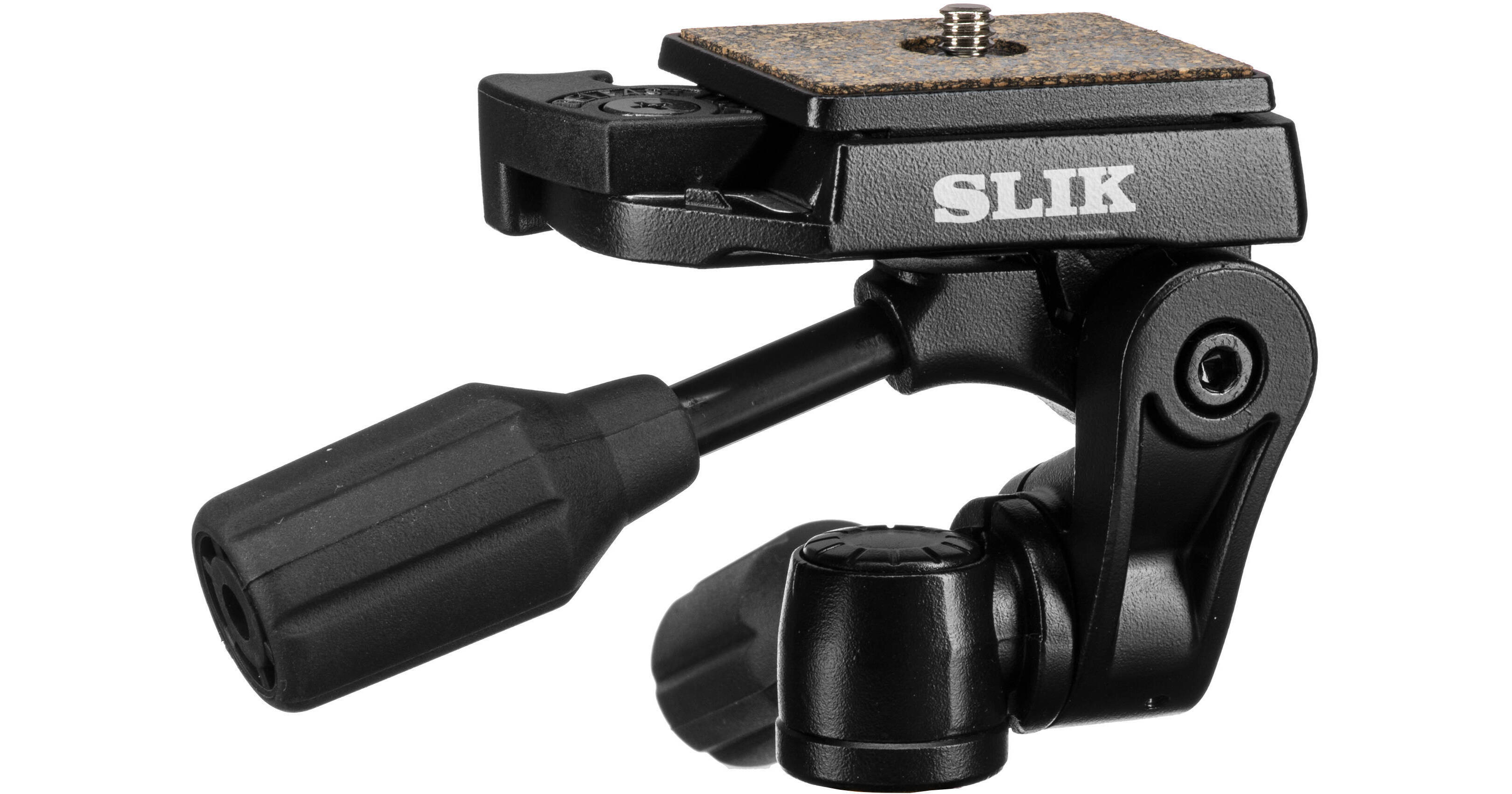 Slik SH-704E 3-Way Pan/Tilt Head with Quick Release