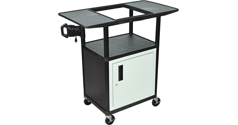 Luxor OHT40C Overhead Projector Table w/ OHT40CB B&H