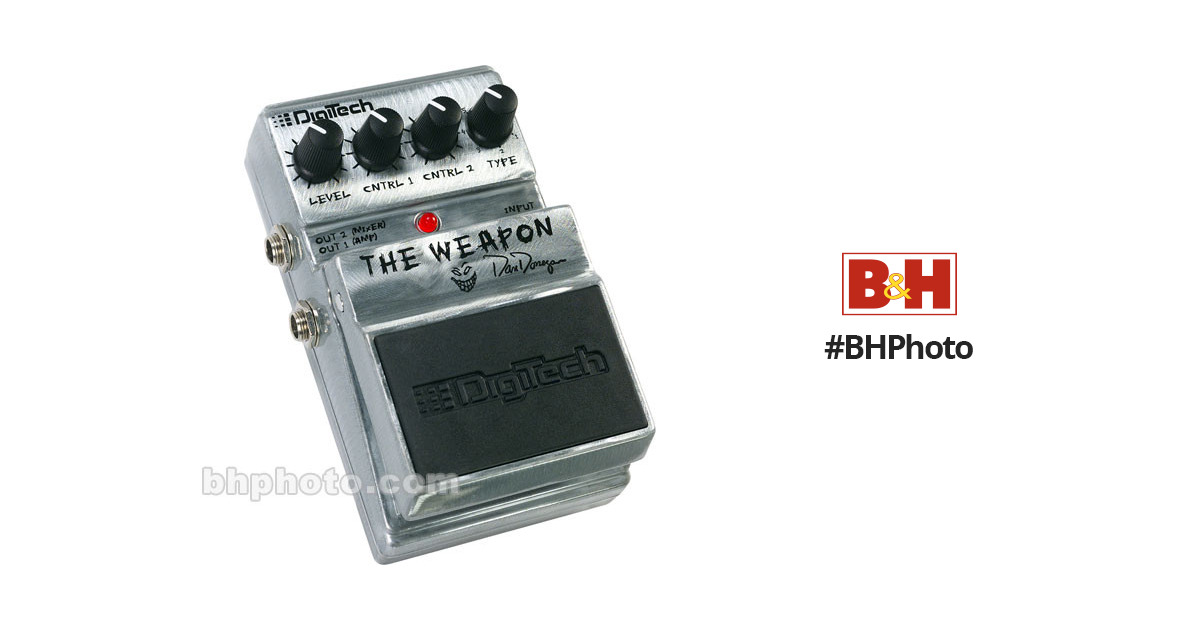 DigiTech The Weapon Effects Pedal XAS-DD B&H Photo Video